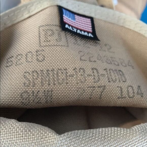 Altama Men's Desert Tan Hot Weather Army Combat Boot, 9.5 - Picture 6 of 8